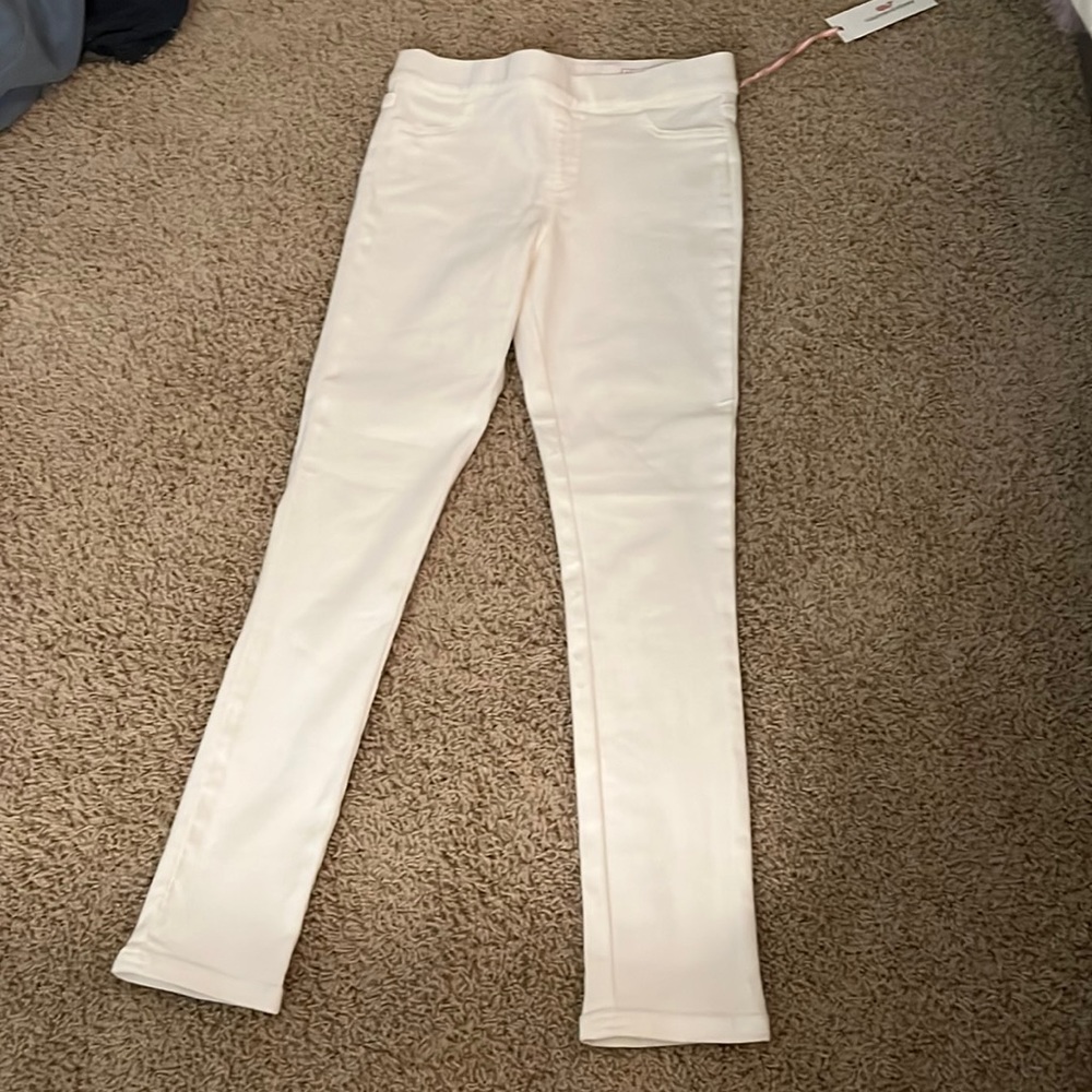 Selling white vineyard vines jeans size 12 girls